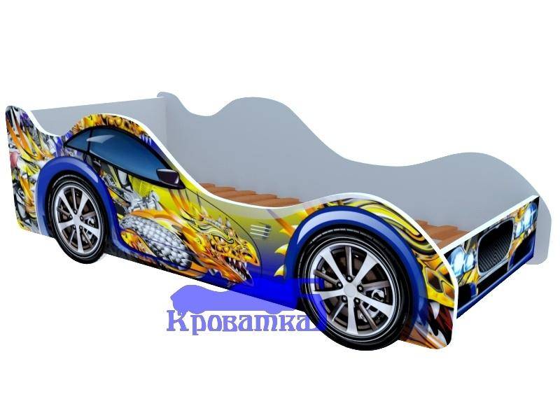 кровать для мальчика синий дракон в Армавире