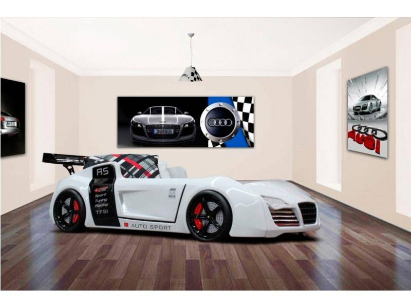 кровать машина audi v8 белая в Армавире