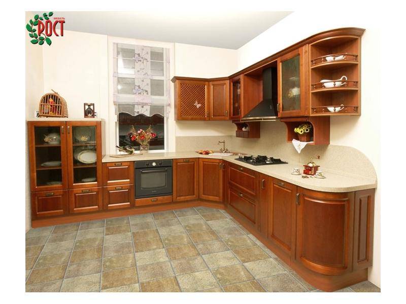 угловая кухня классика в Армавире