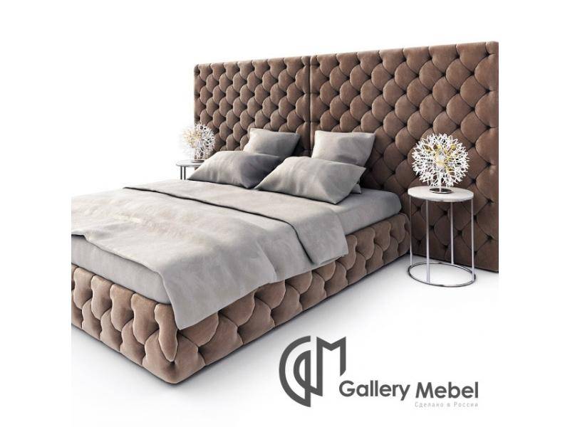 кровать с большим изголовьем letto gm 12 в Армавире