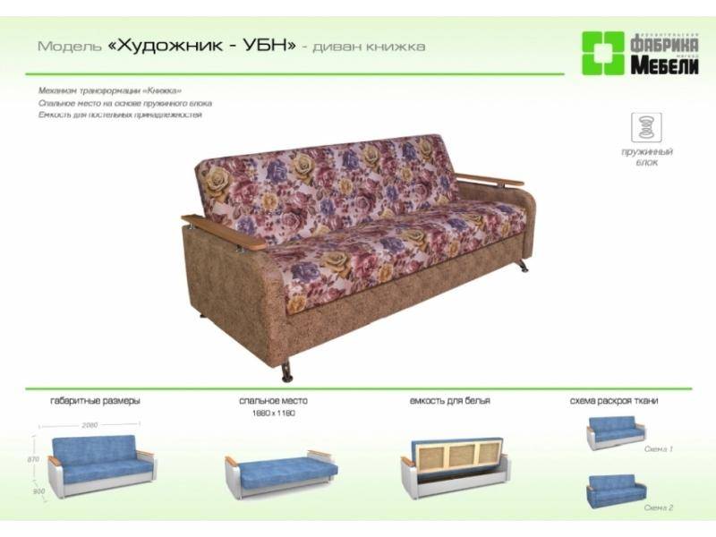 прямой диван художник убн в Армавире