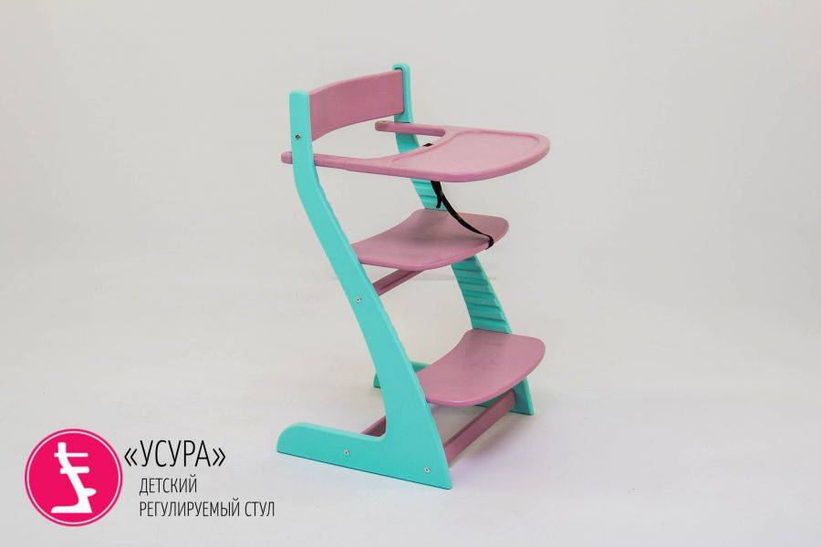 детский растущий регулируемый стул усура мятный-лаванда в Армавире