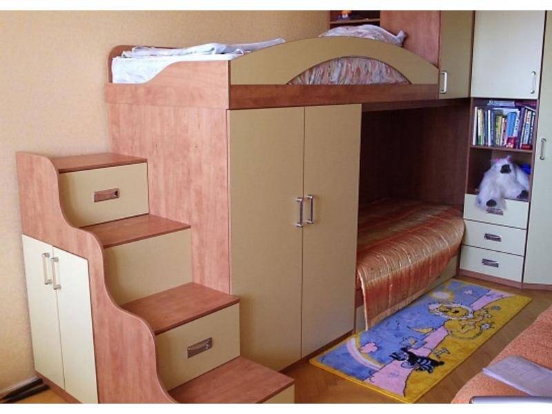 мебель для детской с двухъярусной кроватью в Армавире