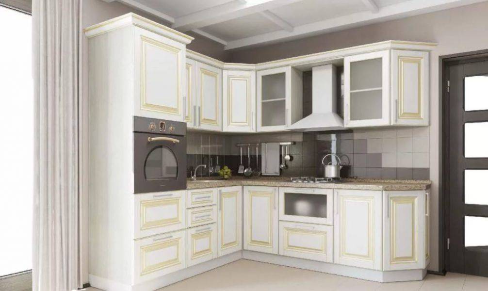угловая кухня классика из мдф в Армавире