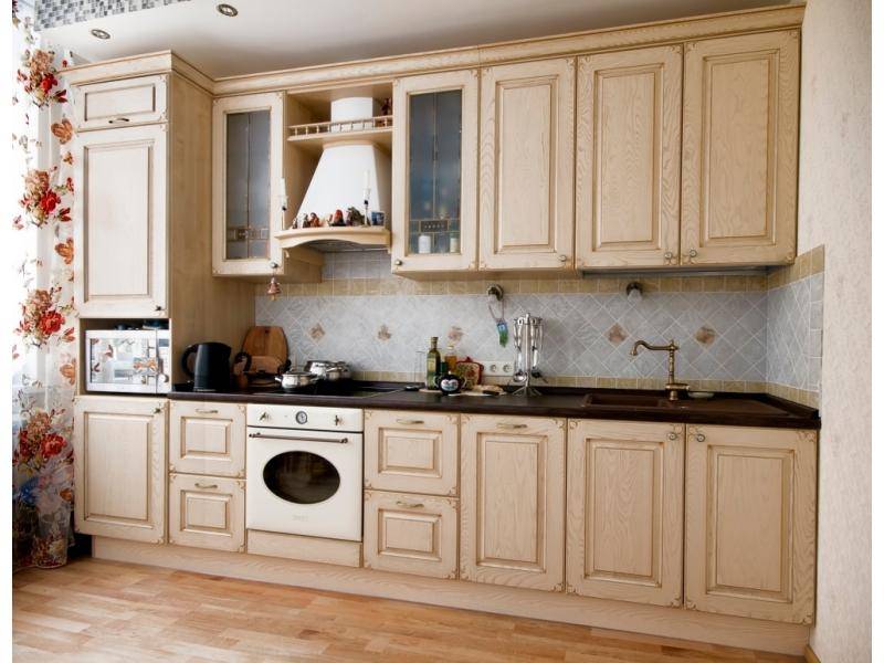 классическая прямая кухня в Армавире