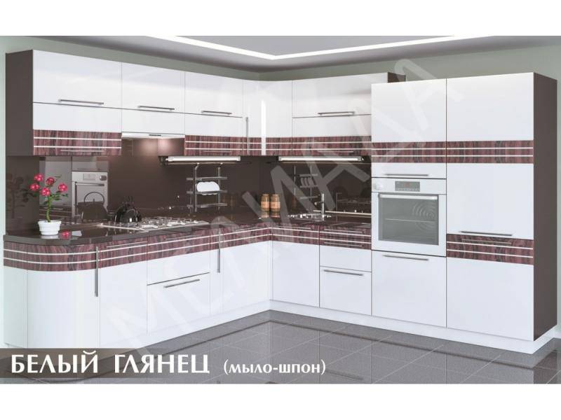 кухня белый глянец в Армавире