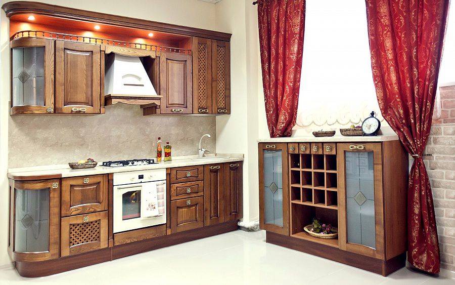 классическая прямая кухня валенсия в Армавире
