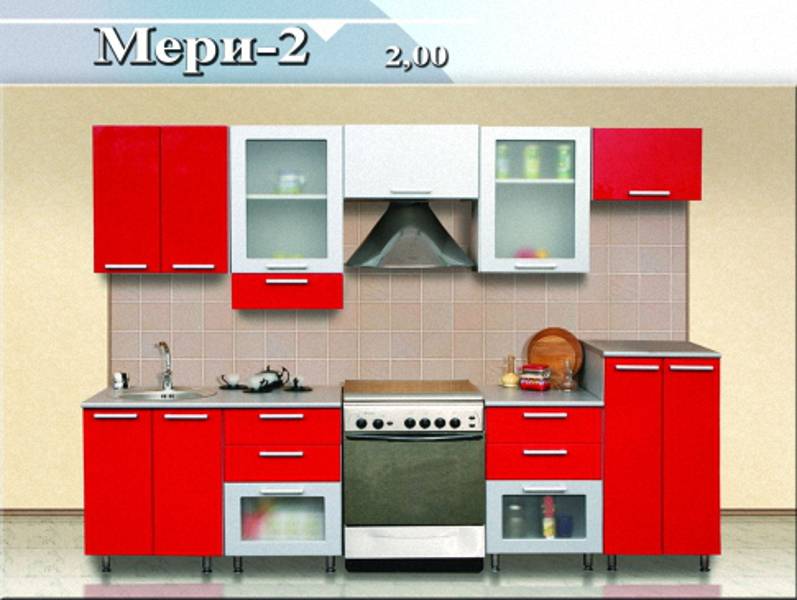 кухня прямая «мери - 2» в Армавире