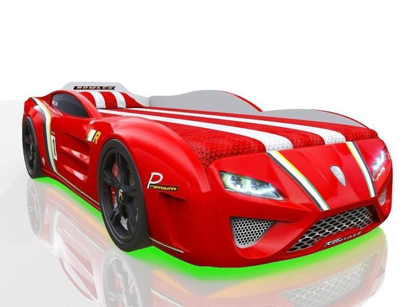 кровать-машина sportline красная в Армавире