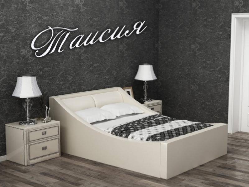кровать таисия с мягким изголовьем кожа в Армавире