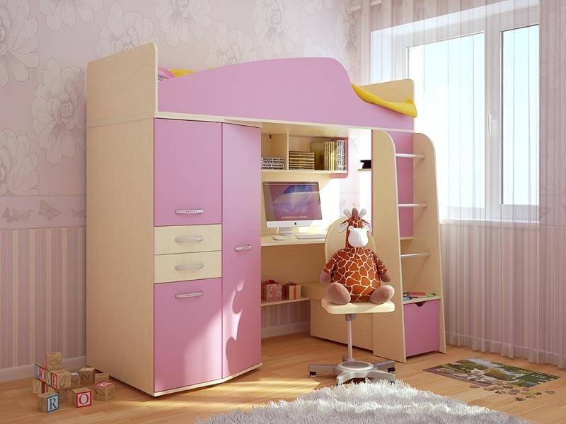 детская кровать нильс с компьютерным столом в Армавире