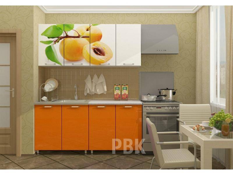оранжевая кухня персик в Армавире