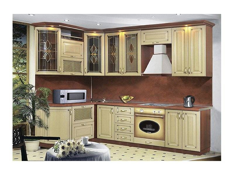 светлая классическая кухня 25 в Армавире