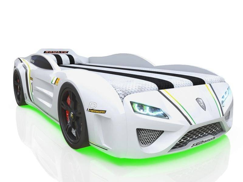 кровать-машина sportline белая в Армавире