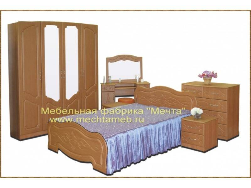спальный гарнитур ольха мдф в Армавире