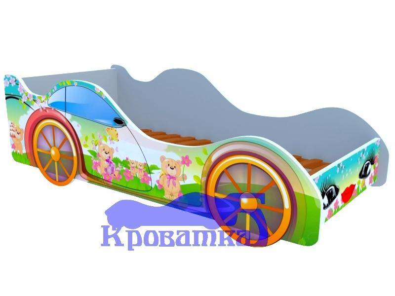 детская кровать-машина мишки в Армавире