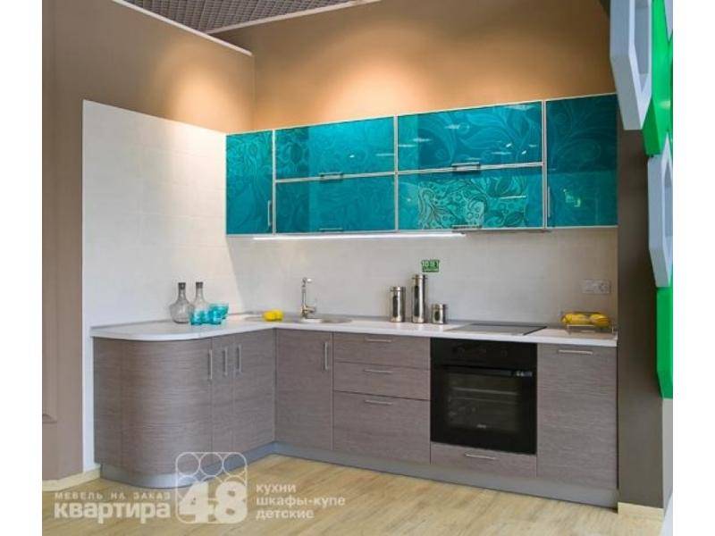 кухонный гарнитур угловой аквамарин в Армавире