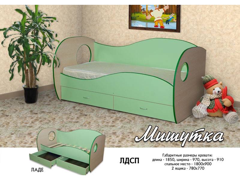 кровать детская мишутка в Армавире
