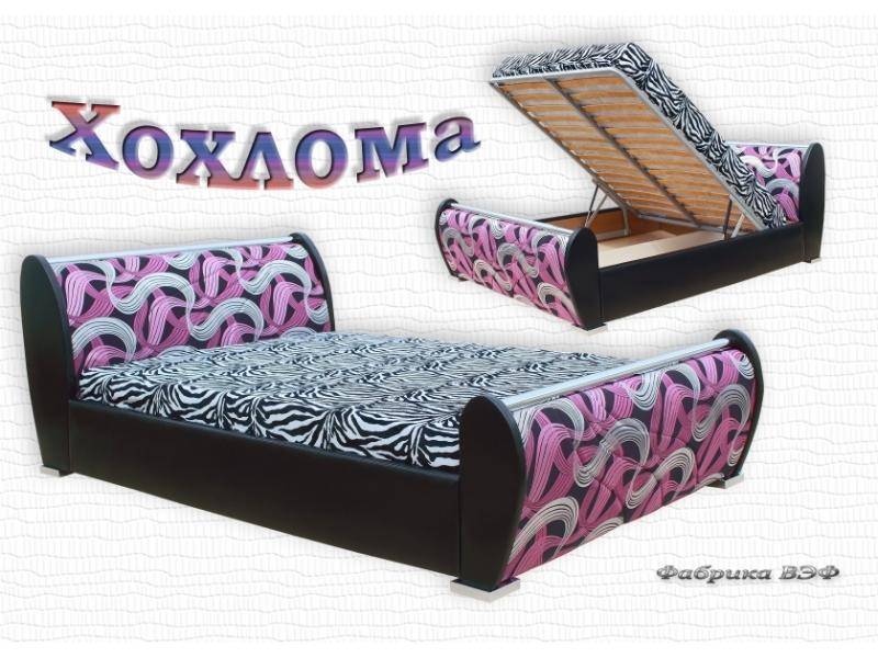 кровать с подъемным механизмом хохлома в Армавире