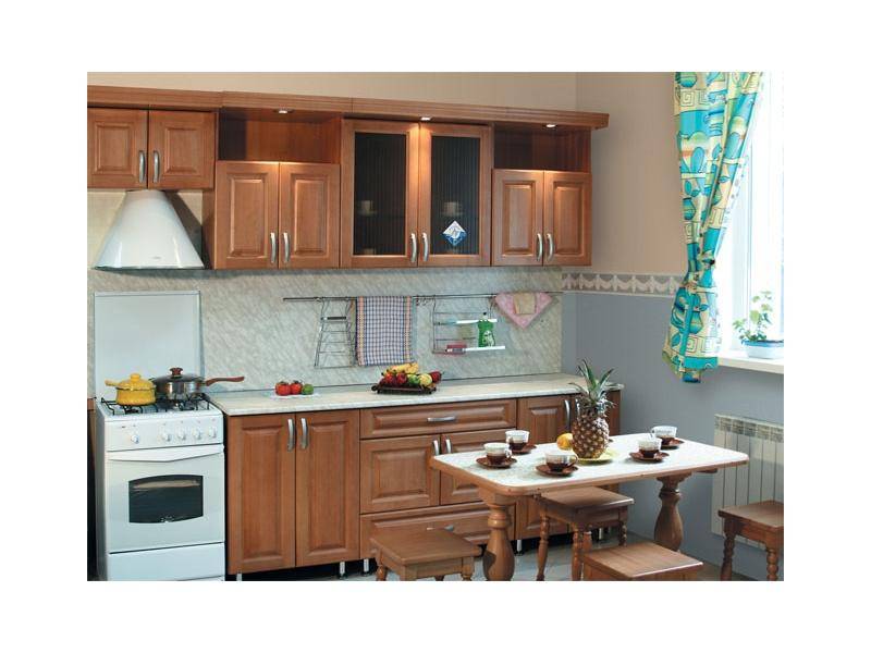 коричневая кухня квадро в Армавире
