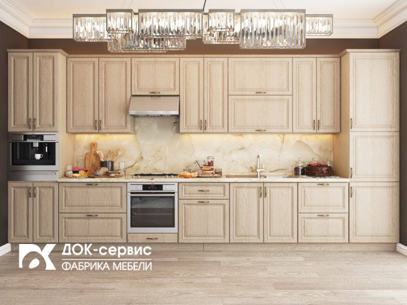 прямая классическая кухня в Армавире