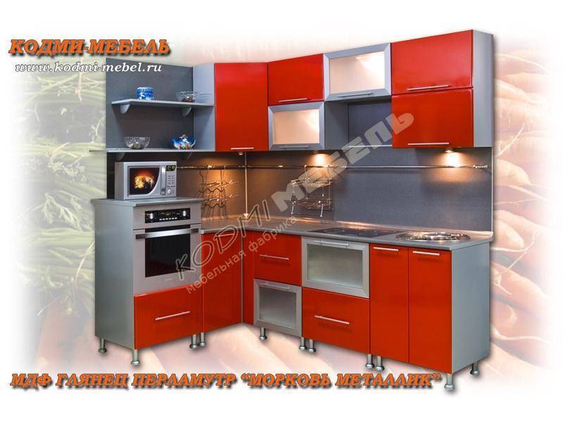кухонный гарнитур угловой морковь в Армавире