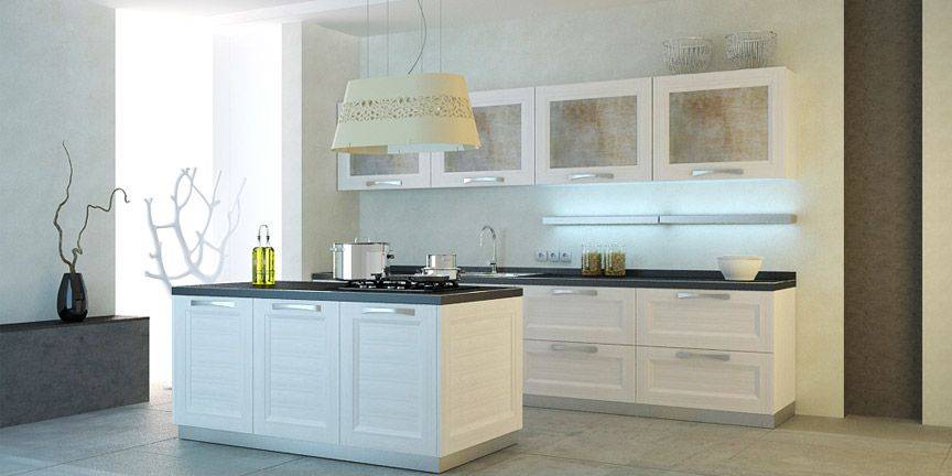 кухня moderno beverly белая в Армавире