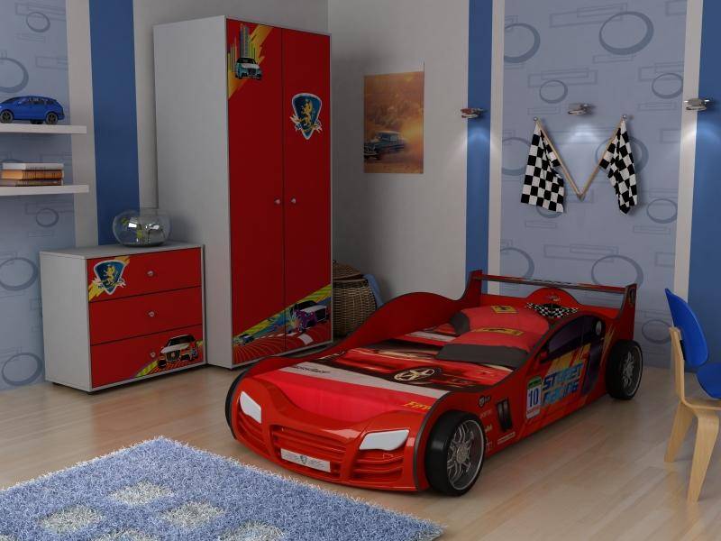 кровать машина r800e mini red в Армавире