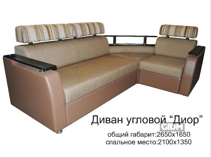 угловой диван с полкой дион в Армавире