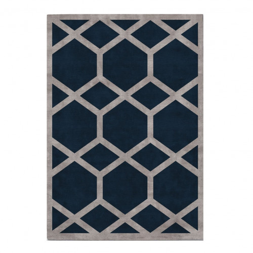ковер ahston blue 120x170 синий в Армавире
