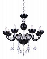 подвесная люстра crystal lux luccila sp8 черная в Армавире