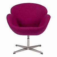 кресло swan chair лиловое в Армавире