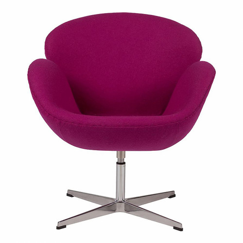 кресло swan chair лиловое в Армавире