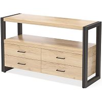 тумба под tv neo loft с 4 ящиками светло-коричневая в Армавире