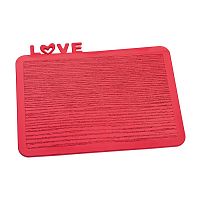 разделочная доска happy board love, красная в Армавире