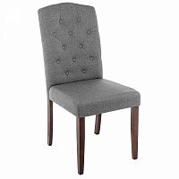 стул деревянный dark walnut / fabric grey в Армавире