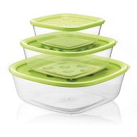 набор из 3-х контейнеров forme casa зеленый в Армавире