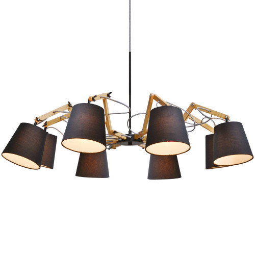 подвесная люстра arte lamp pinoccio a5700lm-8bk в Армавире