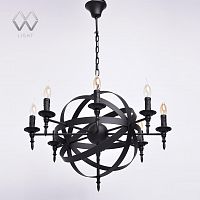 подвесная люстра mw-light замок 249017208 черная в Армавире