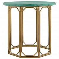 стол журнальный gold green gloss золотой, зеленый в Армавире