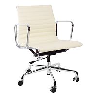кресло eames style кремовая кожа в Армавире