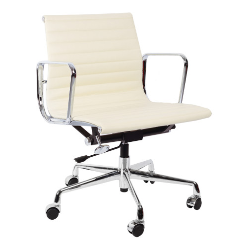 кресло eames style кремовая кожа в Армавире