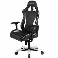 кресло геймерское dxracer king ks57 черно-белое в Армавире