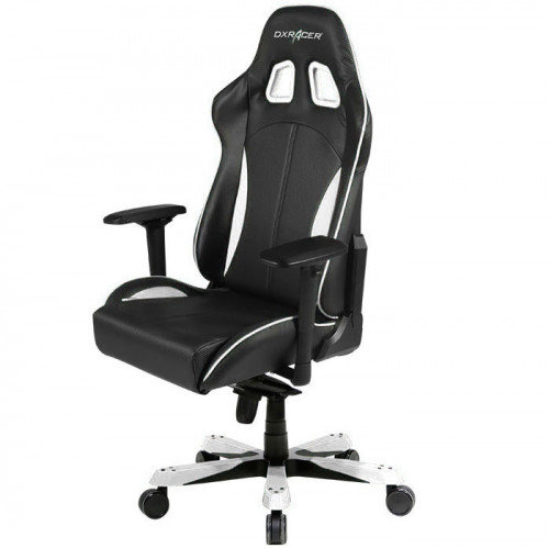 кресло геймерское dxracer king ks57 черно-белое в Армавире