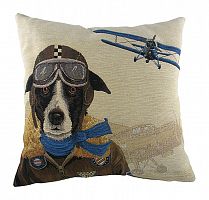 подушка с собакой-пилотом doggie fighters blue в Армавире