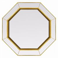 зеркало золотое венецианское восьмиугольное espresso gold в Армавире