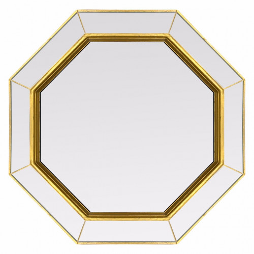 зеркало золотое венецианское восьмиугольное espresso gold в Армавире