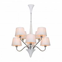 подвесная люстра arte lamp a1528lm-8wh белая в Армавире