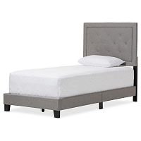 кровать paris linen upholstered gray 90х200 в Армавире