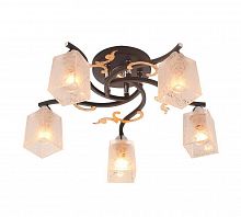 потолочная люстра idlamp edda 206/5pf-blackchrome в Армавире